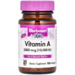 Bluebonnet Nutrition, Vitamin A, 3,000 mcg (10,000 IU), 100 Softgels