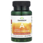 Swanson, Vitamin A, 10,000 IU (3,000 mcg RAE), 250 Softgels